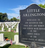 Little Arlington plaque dedicated to veterans at the Tracy cemetary