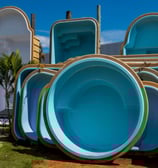 Piscinas de fibra de vidro