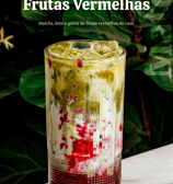 Matcha com Frutas Vermelhas