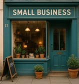 A store front of a small business