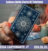 lettura delle carte al telefono