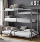Three tier bunk beds Amazon affiliate link.