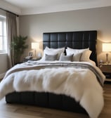 Best Value King SIze Leather Bed paid link