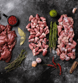 Fresh, halal-certified buffalo and goat meat—hygienically processed for global export.