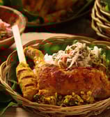 bali food tour: chicken betutu