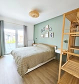 Chambre adulte avec terrasse et nouvelle literie de qualité