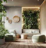 Um espaço que traduz a leveza tropical com elegância descontraída e acolhimento à primeira vista.