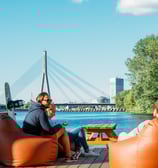 Chilling at the Party Port Riga