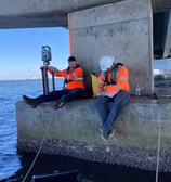 Completing a primary horizontal and vertical control survey for the Howard Frankland Bridge