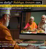 Can't be there daily? You handle work & life. Nabhya Annam will make sure they'll never skip a meal.