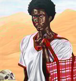 Journey of hope, Acrylic on canvas, 2024, 91.44x121.92cm (Gregory Kumah)