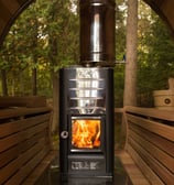 poêle de sauna au feu de bois, harvia