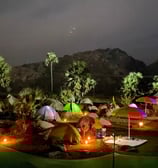Under the Starlit Sky at Barabar Hills