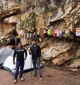 Experience an unforgettable camping adventure at Saptparni Caves, Rajgir.