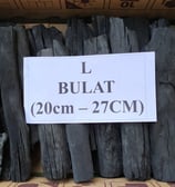 a box of black and white paper with a sign that says bullat