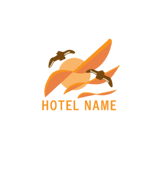 Final frame- full HOTEL NAME logo with animated elements forming together