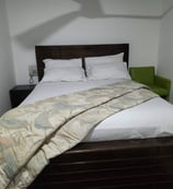 comfortable room at de place hotel at mighty beach Sakumono