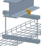 Apply to: Installation of wire mesh cabletray under l-beam or U-channelFit for:Rod 10mm-12mm in DiaI