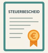 traducción jurada alemán de notificación fiscal alemana, Steuerbescheid