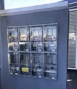 imagem de instalação elétrica externa