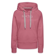 a pink hoodie with the words here's a picture of a woman '
