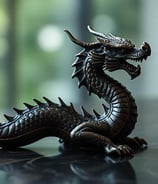 A carbon fiber dragon