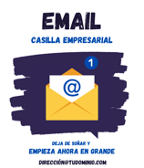 Casillas de email profesionales para tu sitio web. Dale el toque que faltaba.