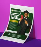 a poster of a student's graduation poster