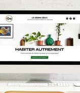 Webdesign du site internet du Zèbre Déco
