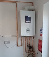 Boiler Installation following a System a Conversion from Immersion Cylinder to Nat Gas Combi Boiler.