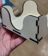 Holzhalterung für Untersetzer oder ähnliches