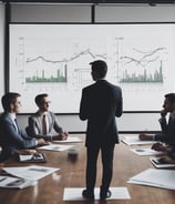 A professional consultation setting with a medical professional sitting at a desk facing a client. The room has a modern aesthetic with white walls decorated with framed certificates. The desk is organized with office supplies, a laptop, and a fruit bowl in the center.