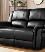 Black-leather-sofa by afsar sofa repair