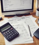 A person is holding a sign that reads 'No Tax On Jobs, Repeal Seattle's Head Tax' while standing on a city street. They wear a patterned shirt, and in the background, there are trees, a building with AT&T signage, and a passing car.