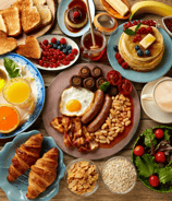 Zayka Caterers’ menu photo of Continental cuisine with Half fry Omlette, Croissant and more