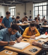 A black and white poster is taped to a pole, containing text about ways to help social justice causes. The poster mentions donating to various funds, signing petitions, getting educated on issues, and using personal privilege to speak up.