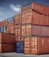 cargo ship on sea under blue sky during daytime