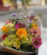 bouquet fleurs fraîches biologiques de saison slowflower floriculture ardeche