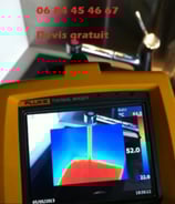 detection camera thermique fuite chauffage irigny 69540