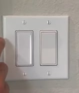 testing the functionality of the dimmable switch