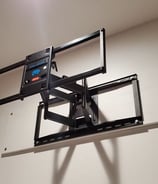 Tv mounting over a board for better grip