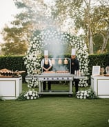 BBQ, BBQ LIVE STATION, live barbeque station