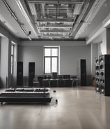 A close-up view of a white rectangular electronic device featuring two yellow Ethernet ports labeled P1 and P2. It has a smooth surface with some text that appears embossed on the top.