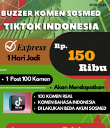 Jasa Buzzer Tambah Komen Komentar TikTok 150 Ribu di Kota Kabupaten