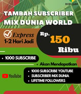 Jasa Buzzer Tambah Followers Subscriber Random MIX Dunia YouTube 150 Ribu di Kota Kabupaten