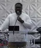 Pastor preaching from the pulpit