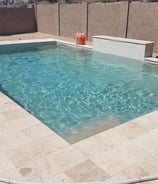 a pool with a hose attached to a hose