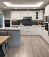 a renovated modern kitchen