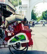 Becak Traditional Publik Transport