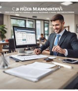 A computer screen displays a website with the text 'Where the world builds software' prominently featured. Below the text, there are fields for users to input their email address, along with additional descriptions about the platform and its capabilities. The website has a dark background with bright text, indicating a professional tech-based service.